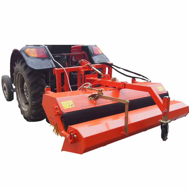 280kg Tractor Road Sweeper Machine Taking Up Dirt 1600mm Working Width